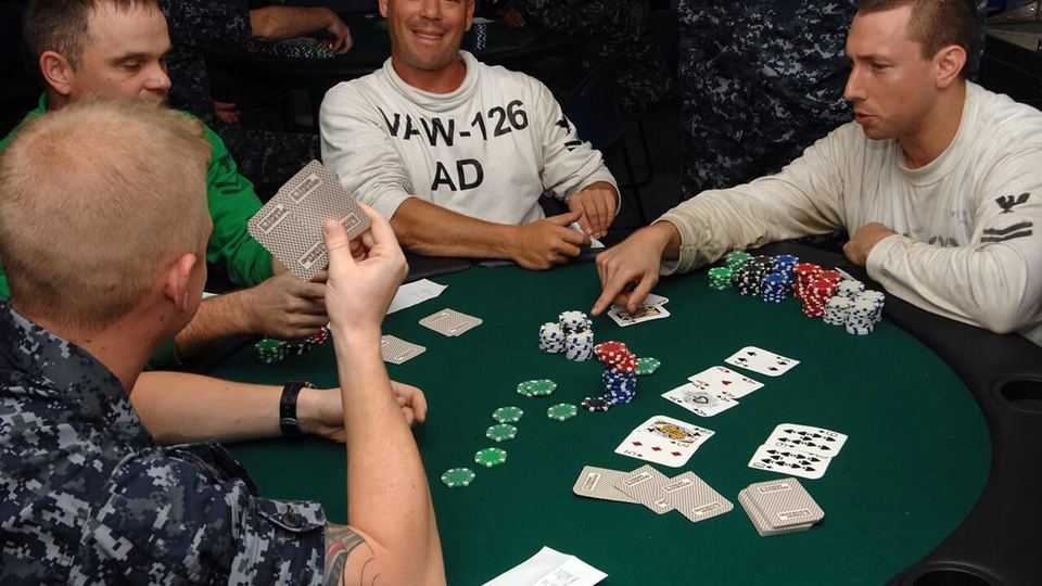 Texas hold'em tournament aboard USS Harry S. Truman